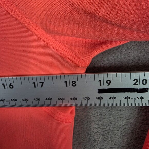 Womens Champion C9 Orange Duo Dry Active Top 1/4 Zip Long Sleeve Mock Neck M - Picture 5 of 7